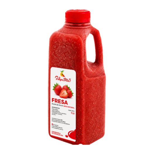 Pulpa de Fresa 1 Litro Pulpamia