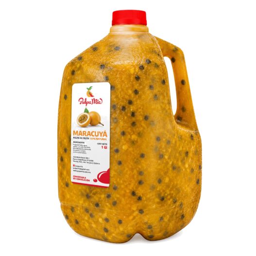 Pulpa de Maracuyá con Semilla Galón Pulpamia