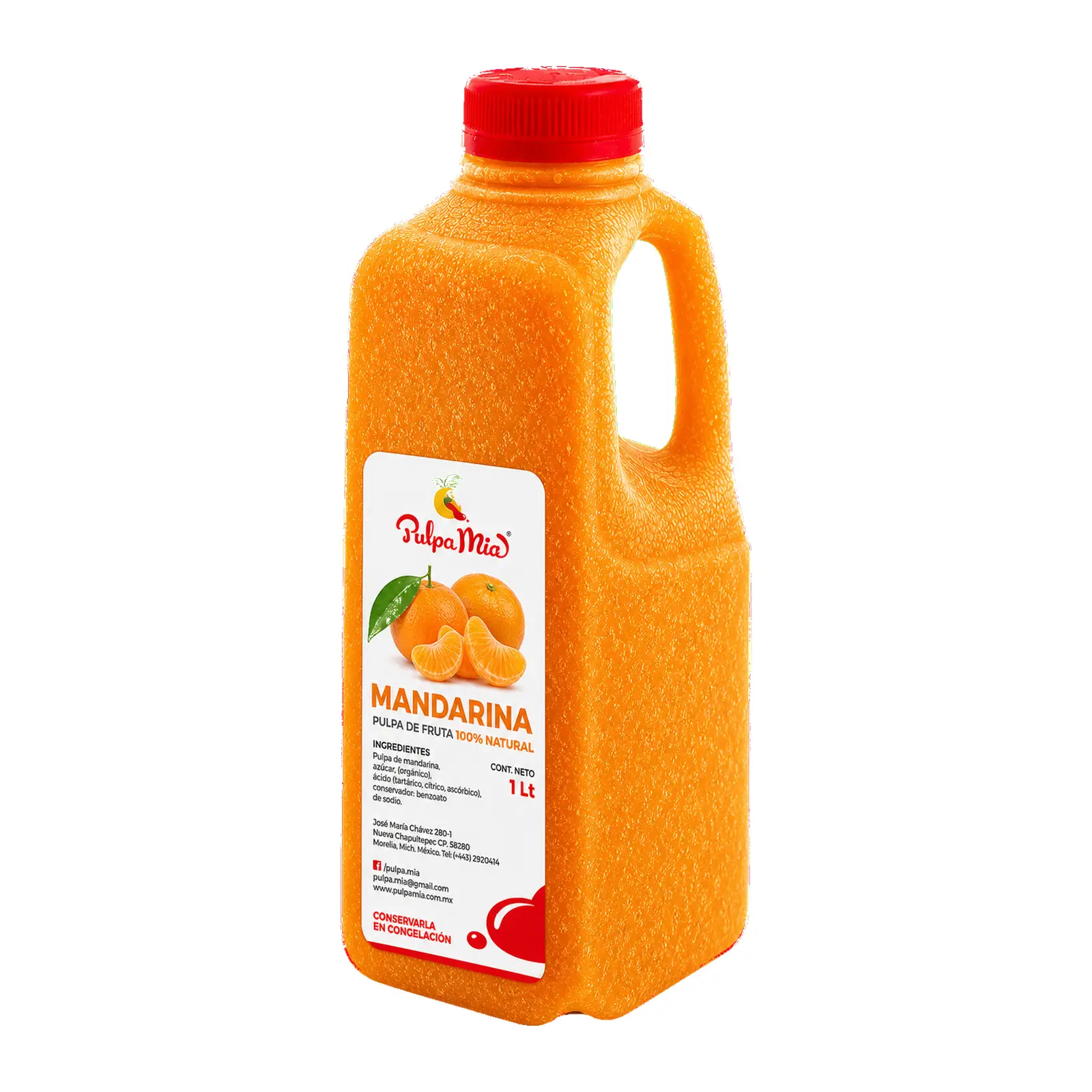 Pulpa de Mandarina 1 Litro Pulpamia