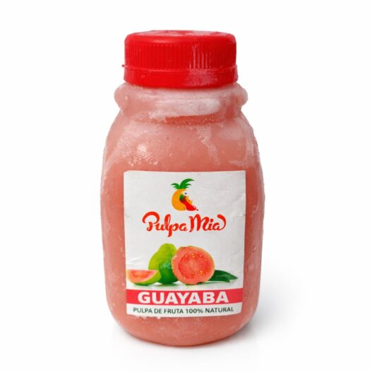 pulpa de guayaba rosa pulpamia 250 ml concentrado para frappes micheladas y smoothies
