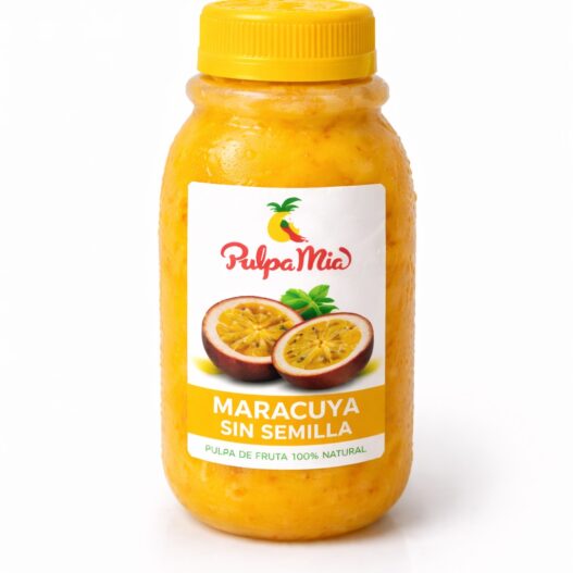 pulpa de maracuya sin semilla pulpamia 250 ml concentrado para frappes micheladas y smoothies