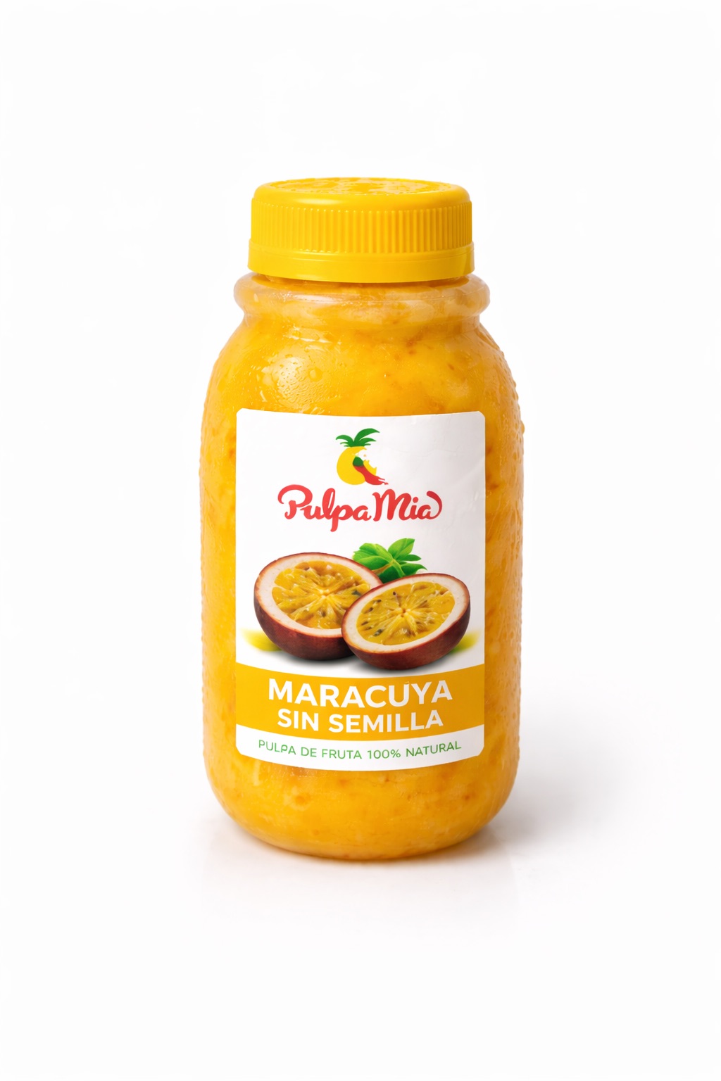 pulpa de maracuya sin semilla pulpamia 250 ml concentrado para frappes micheladas y smoothies