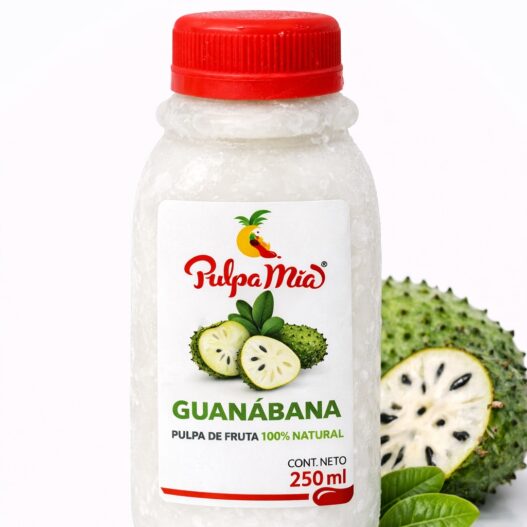 pulpa de guanabana pulpamia 250 ml concentrado para frappes micheladas y smoothies
