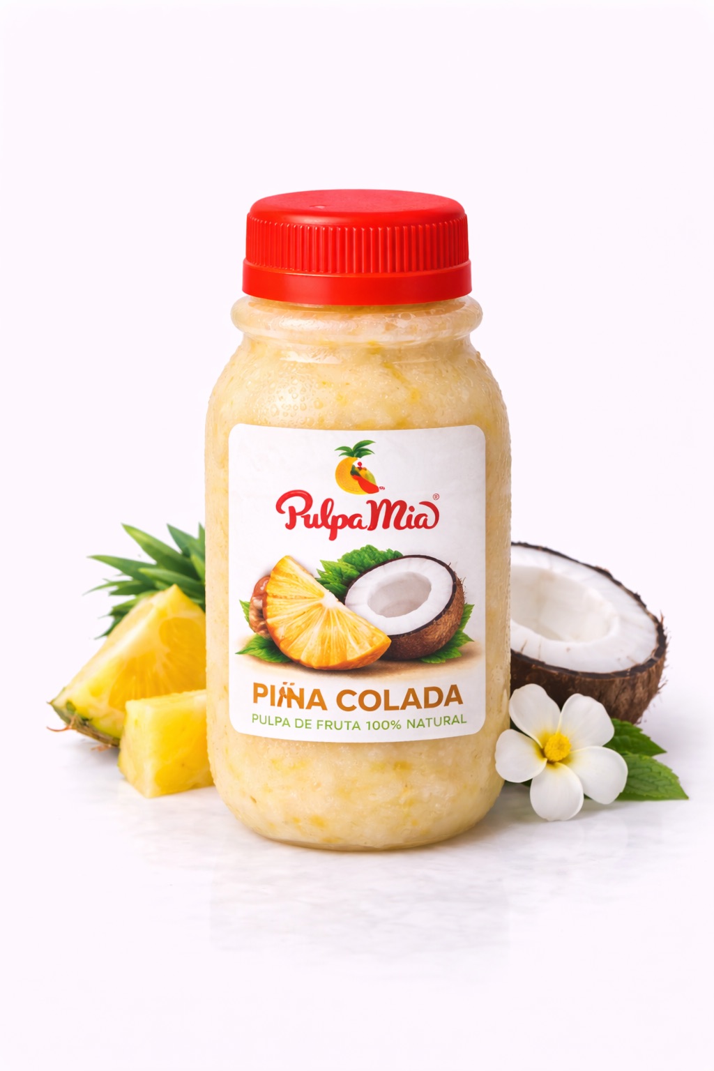 pulpa pina colada pulpamia 250 ml concentrado para frappes micheladas y smoothies