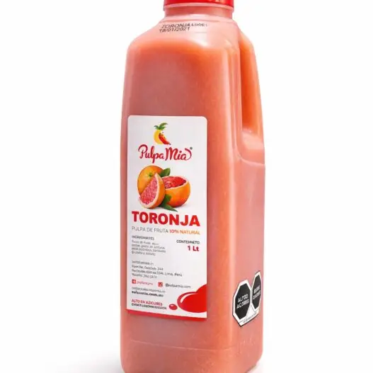 Pulpa de toronja Pulpamía 1 litro concentrado para bebidas y frappes