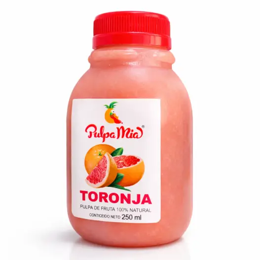 Pulpa de toronja Pulpamía 250 ml concentrado para bebidas y frappes
