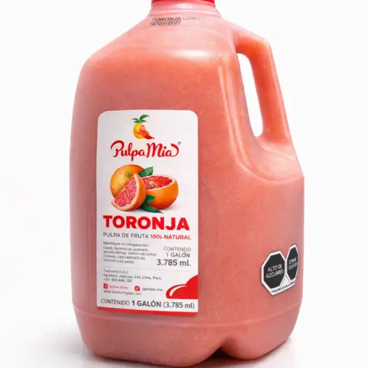 Pulpa de toronja Pulpamía galón concentrado para bebidas y frappes