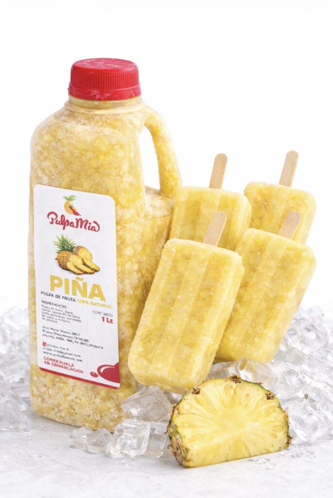paletas de hielo de pina hechas con pulpa de pina pulpamia paletas tropicales refrescantes