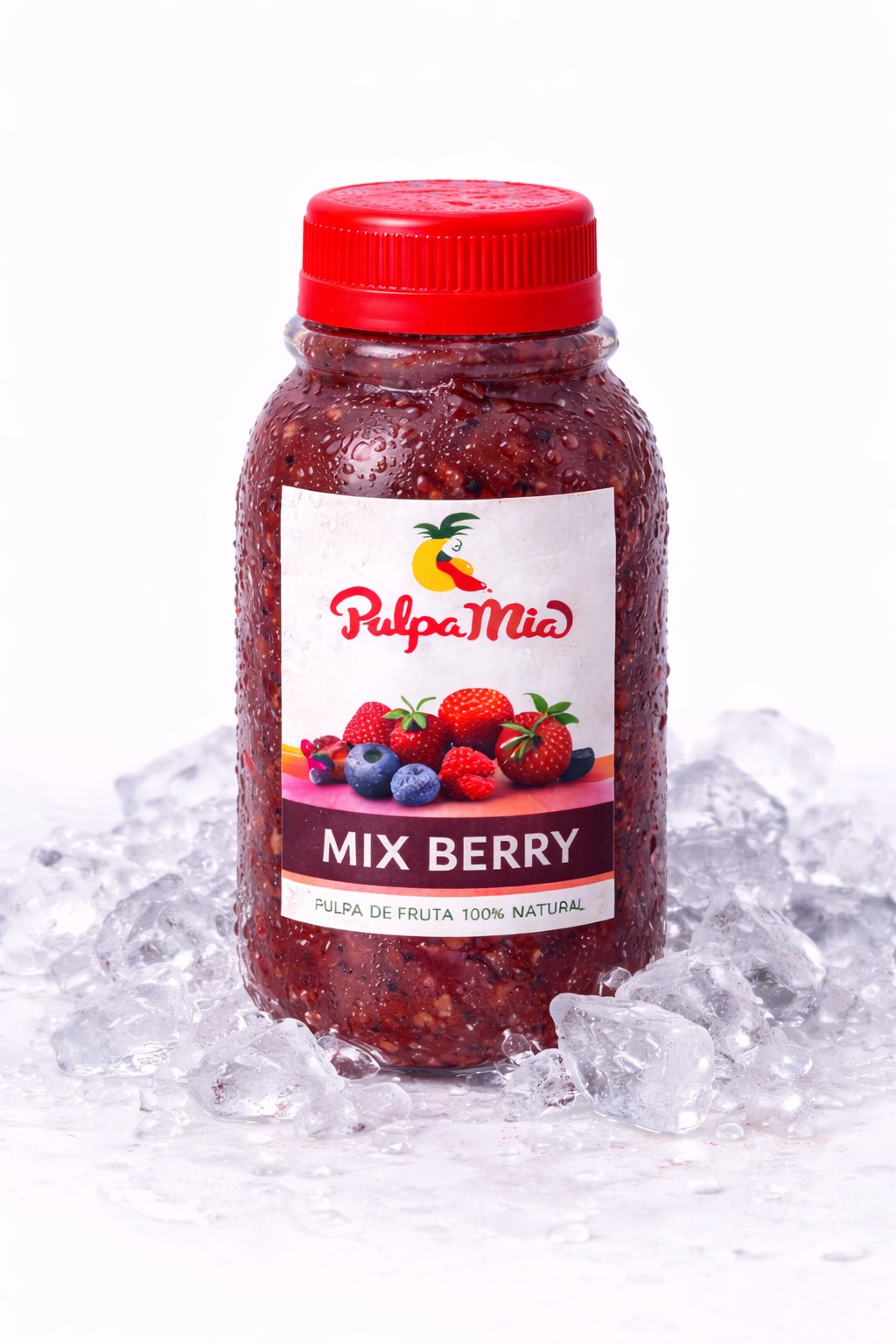 pulpa de mixberry pulpamia 250 ml concentrado para frappes
