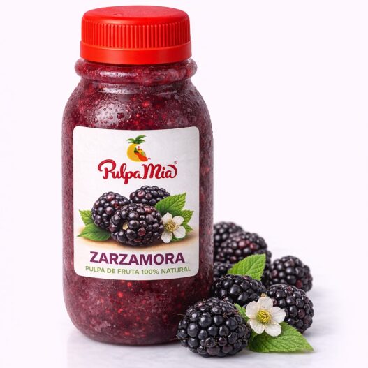 Pulpa de zarzamora 250 ml Pulpamía para frappes y bebidas