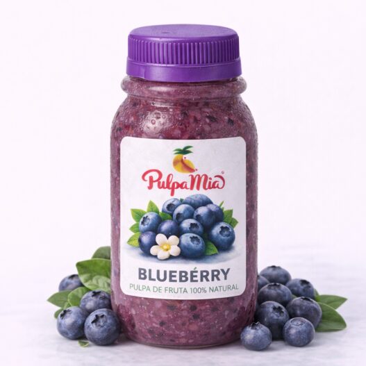 pulpa de blueberry pulpamia 250 ml concentrado para frappes