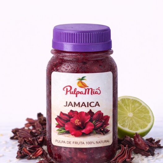 pulpa de jamaica pulpamia 250 ml concentrado para frappes