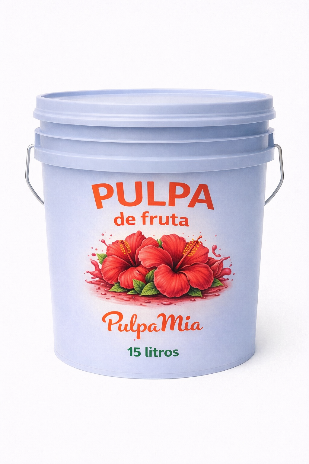 pulpa de jamaica pulpamia 15 litros cubeta concentrado para bebidas