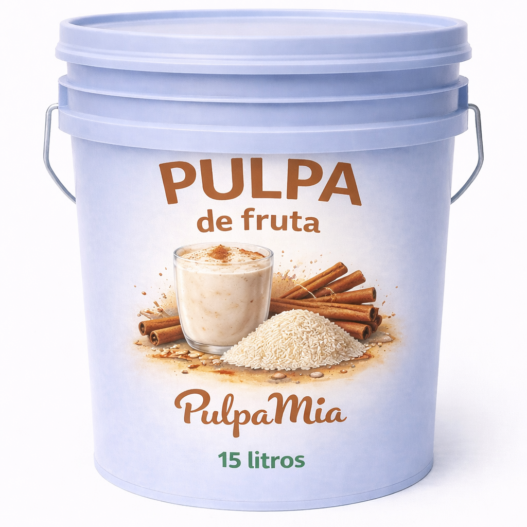 pulpa de horchata pulpamia 15 litros cubeta concentrado para frappes