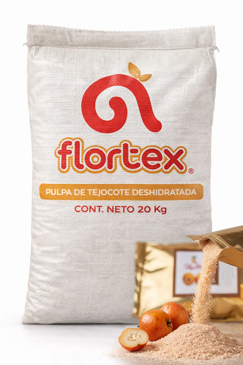 Pulpa de tejocote deshidratada 20 kg Pulpamia rica en pectina natural mexicana