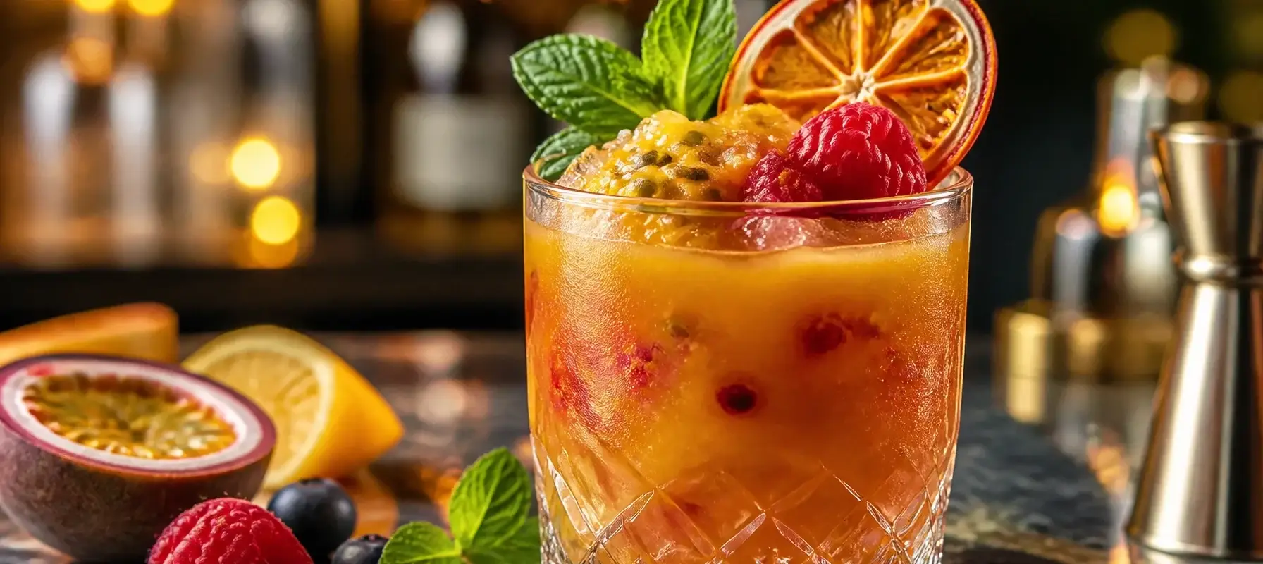 Pulpa para mocktails premium Pulpamia en bebidas sin alcohol