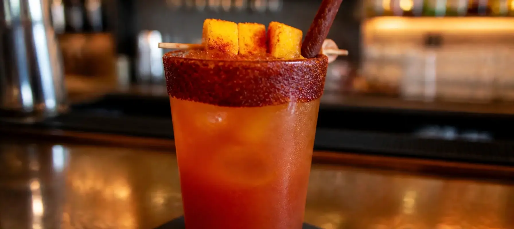 Pulpa para micheladas gourmet Pulpamia con chamoy y tamarindo