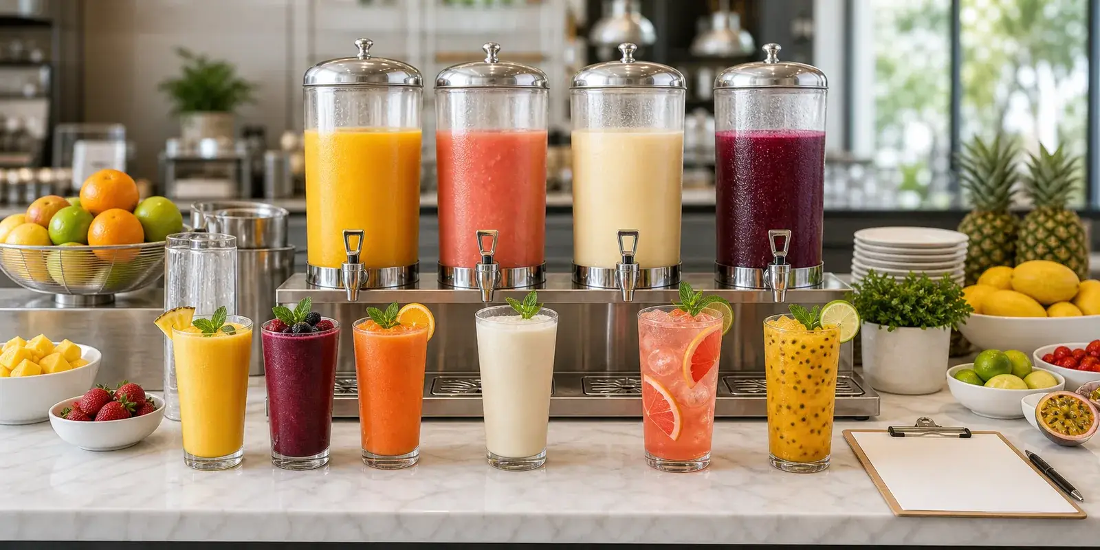 Pulpa para bebidas en comedores Pulpamia para aguas frescas y servicio por lote