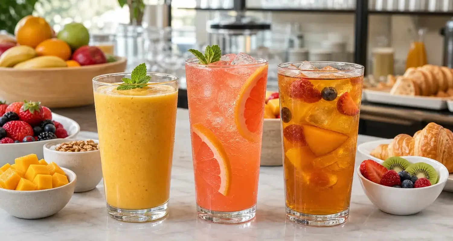 Pulpa para bebidas de desayuno Pulpamia en smoothies aguas frescas y bebidas frutales