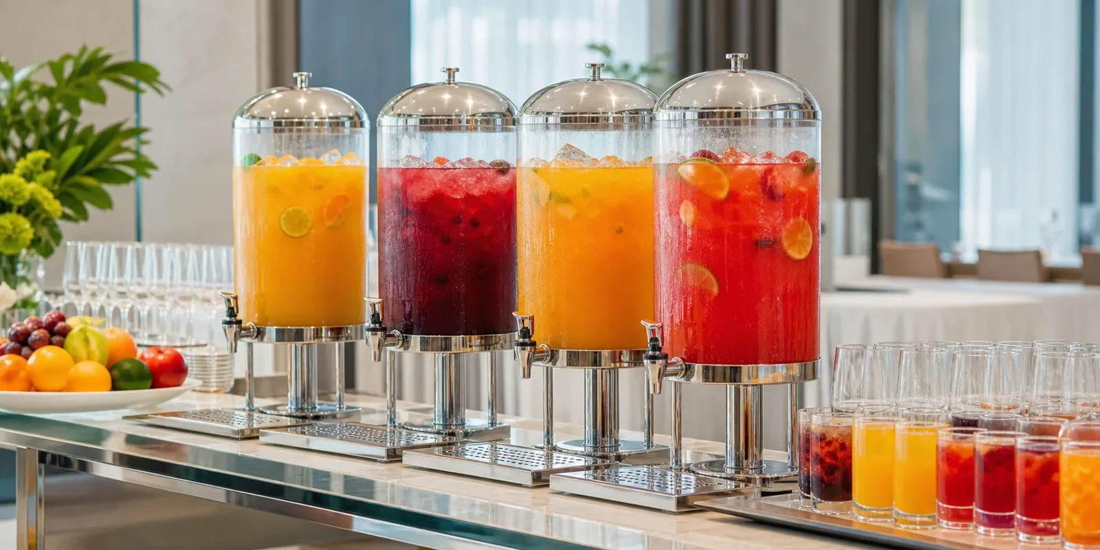 Pulpa para bebidas en eventos corporativos Pulpamia para catering y hoteles