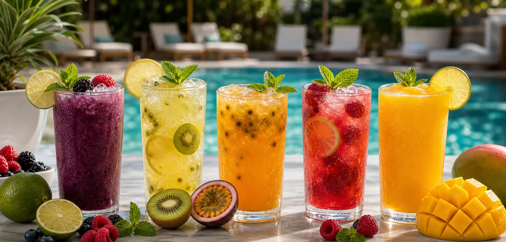 Pulpa para bebidas en terrazas Pulpamia para restaurantes y hoteles