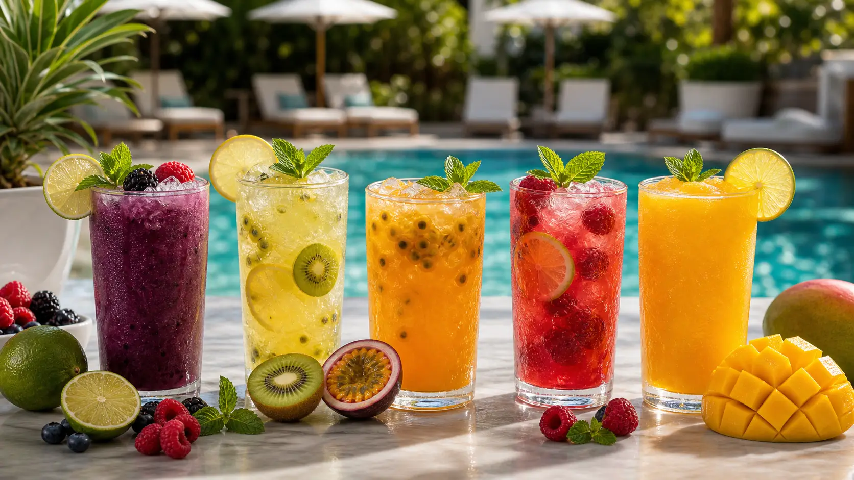 Pulpa para bebidas en terrazas Pulpamia para restaurantes y hoteles