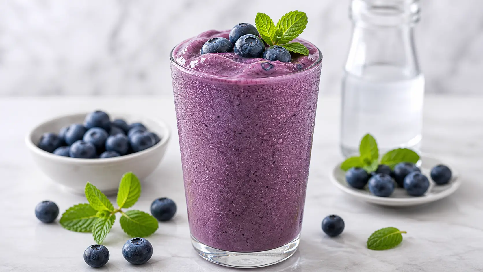 Smoothie de blueberry con pulpa Pulpamia para cafeterias