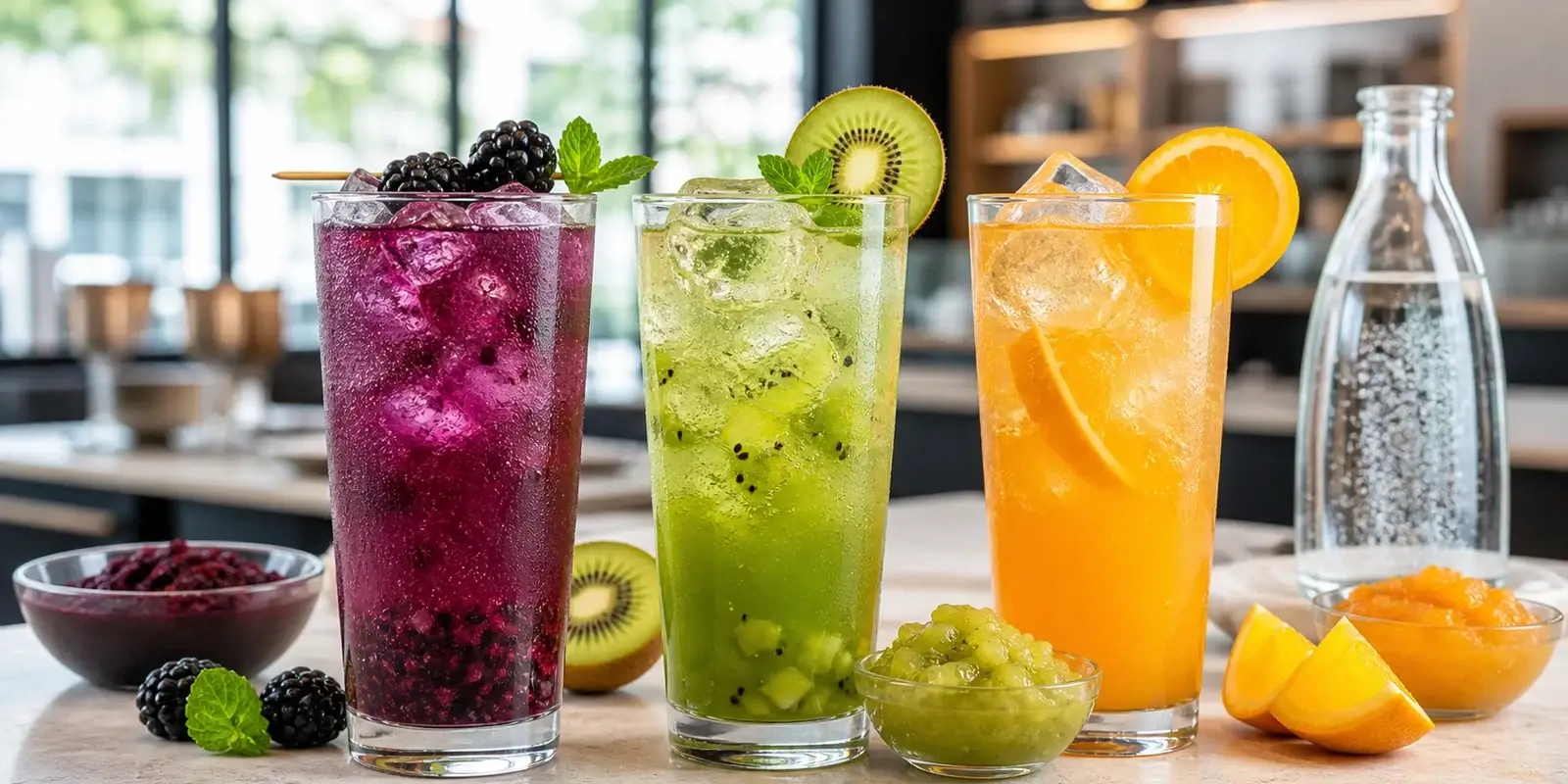 Pulpa para sodas artesanales Pulpamia en bebidas frias para cafeterias