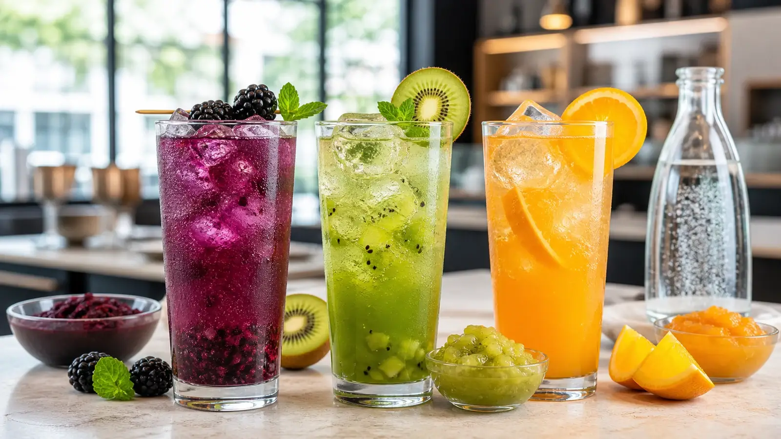 Pulpa para sodas artesanales Pulpamia en bebidas frias para cafeterias