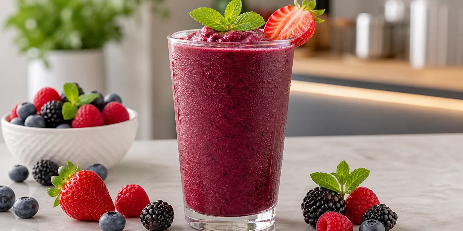 Smoothie Mixberry con pulpa Pulpamia para cafeterias y restaurantes