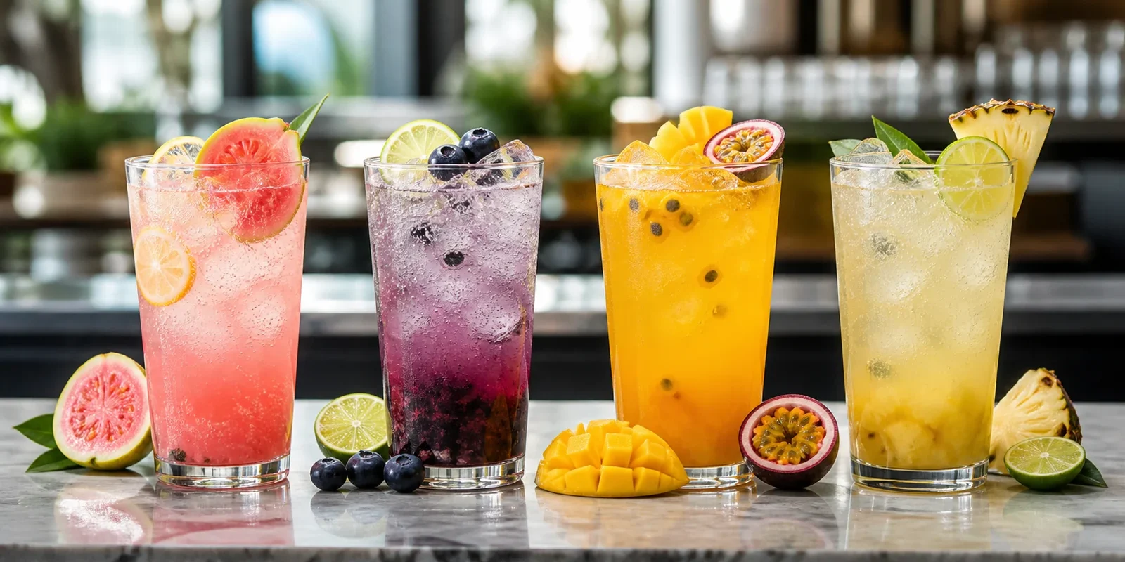 Pulpa para bebidas con burbuja en restaurantes con bebidas frutales Pulpamia