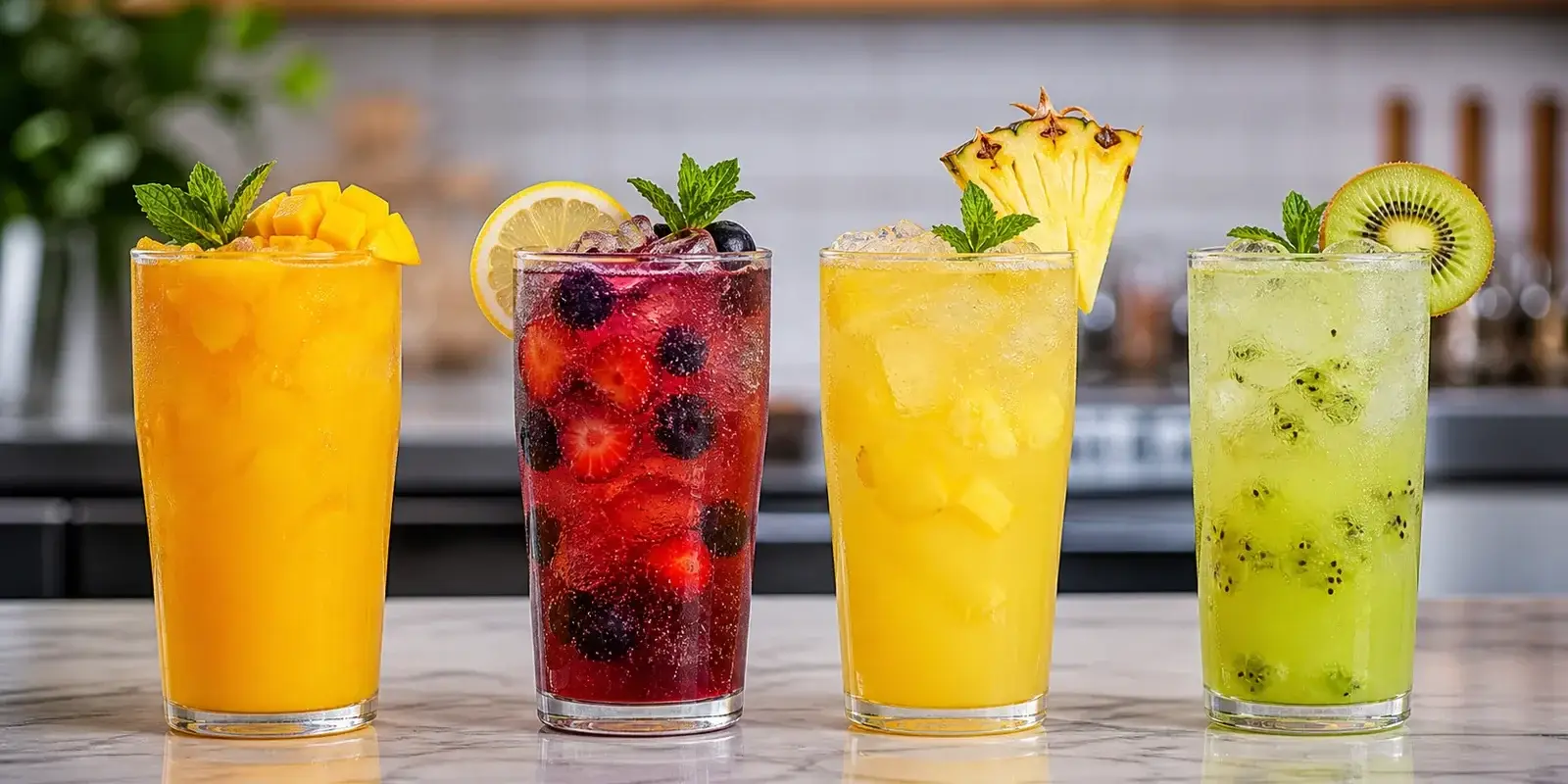 Pulpa para bebidas sin alcohol en restaurantes con bebidas frutales Pulpamia