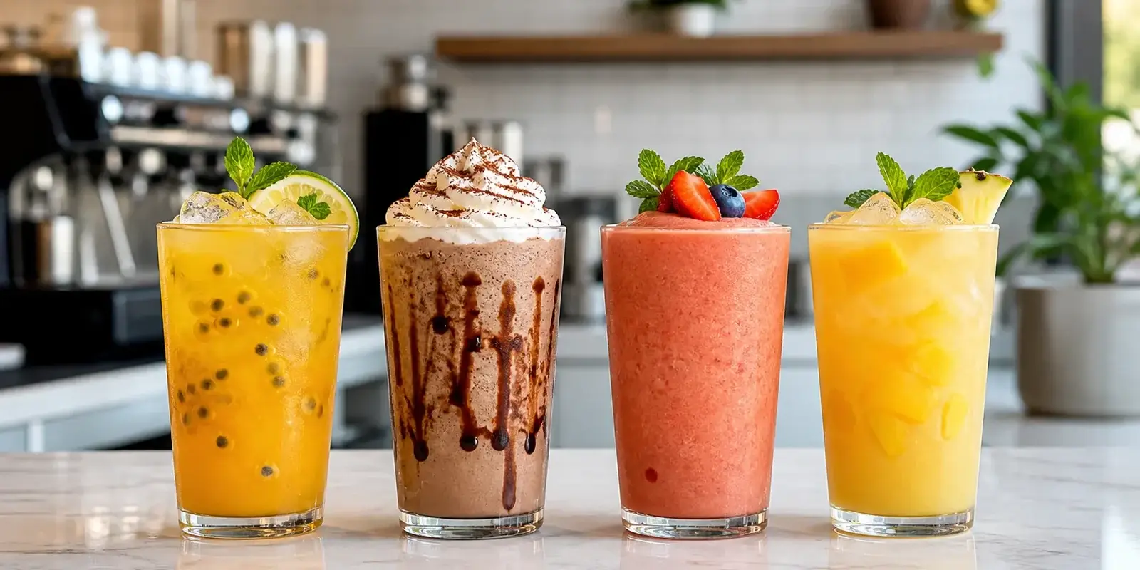 Pulpa para bebidas de tarde en cafeterias con bebidas frias Pulpamia