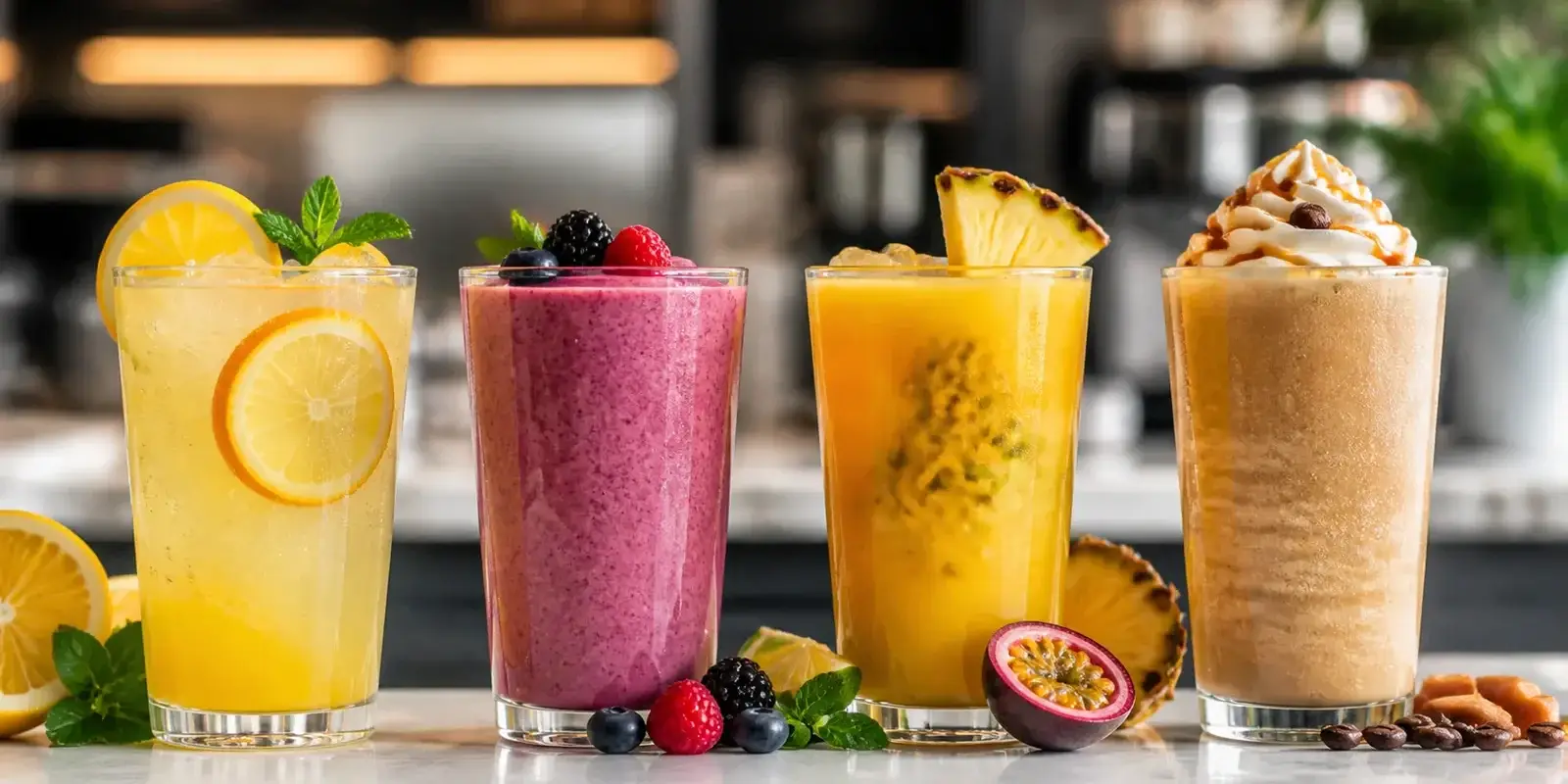 Pulpa para bebidas de temporada en restaurantes con bebidas frias Pulpamia