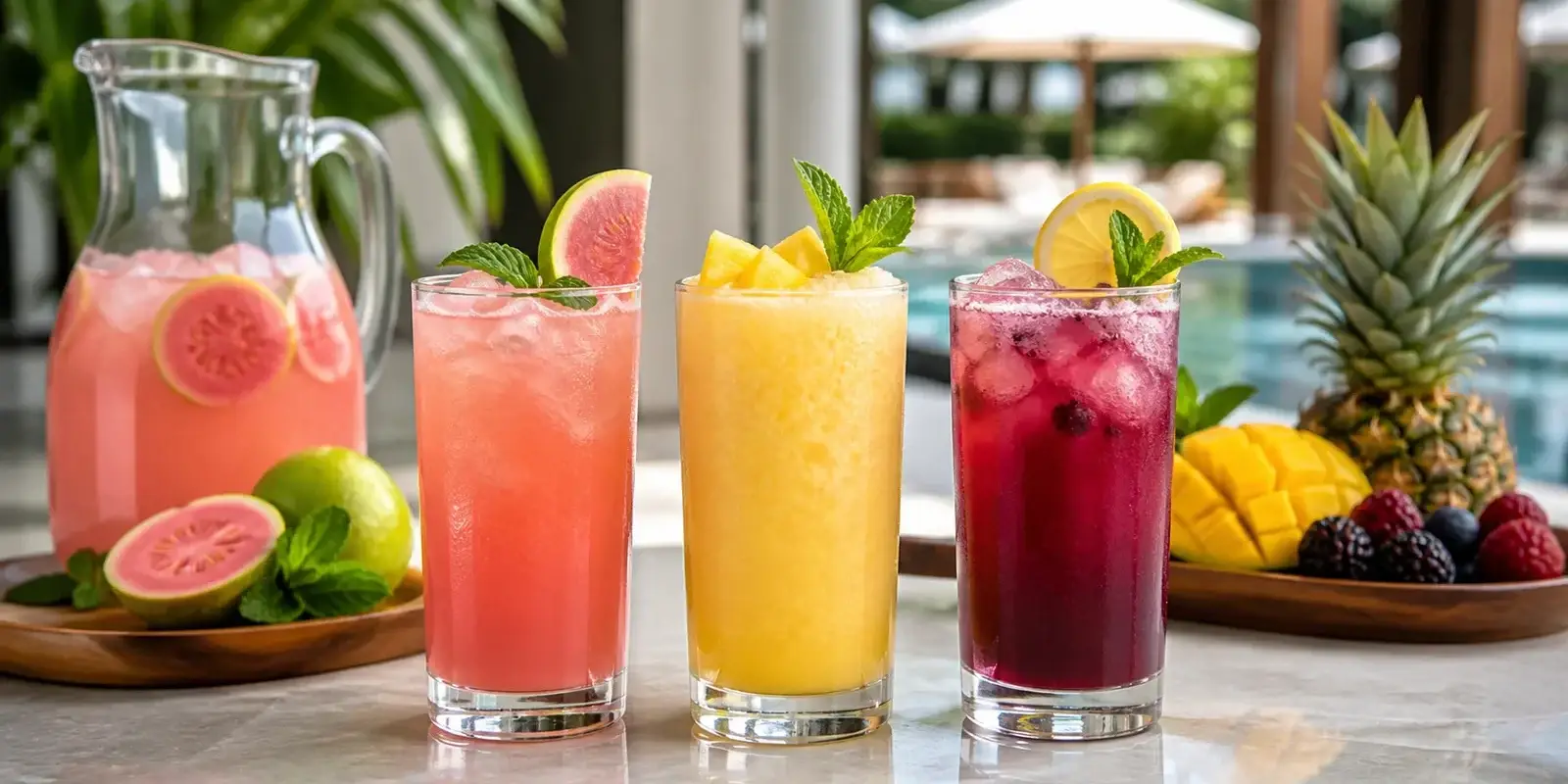 Pulpa para bebidas de verano en hoteles con bebidas frias Pulpamia