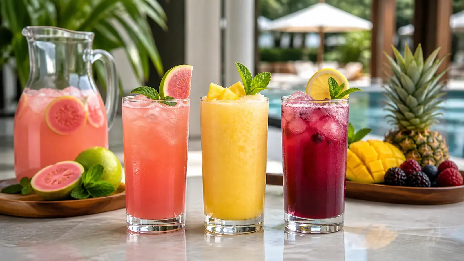 Pulpa para bebidas de verano en hoteles con bebidas frias Pulpamia