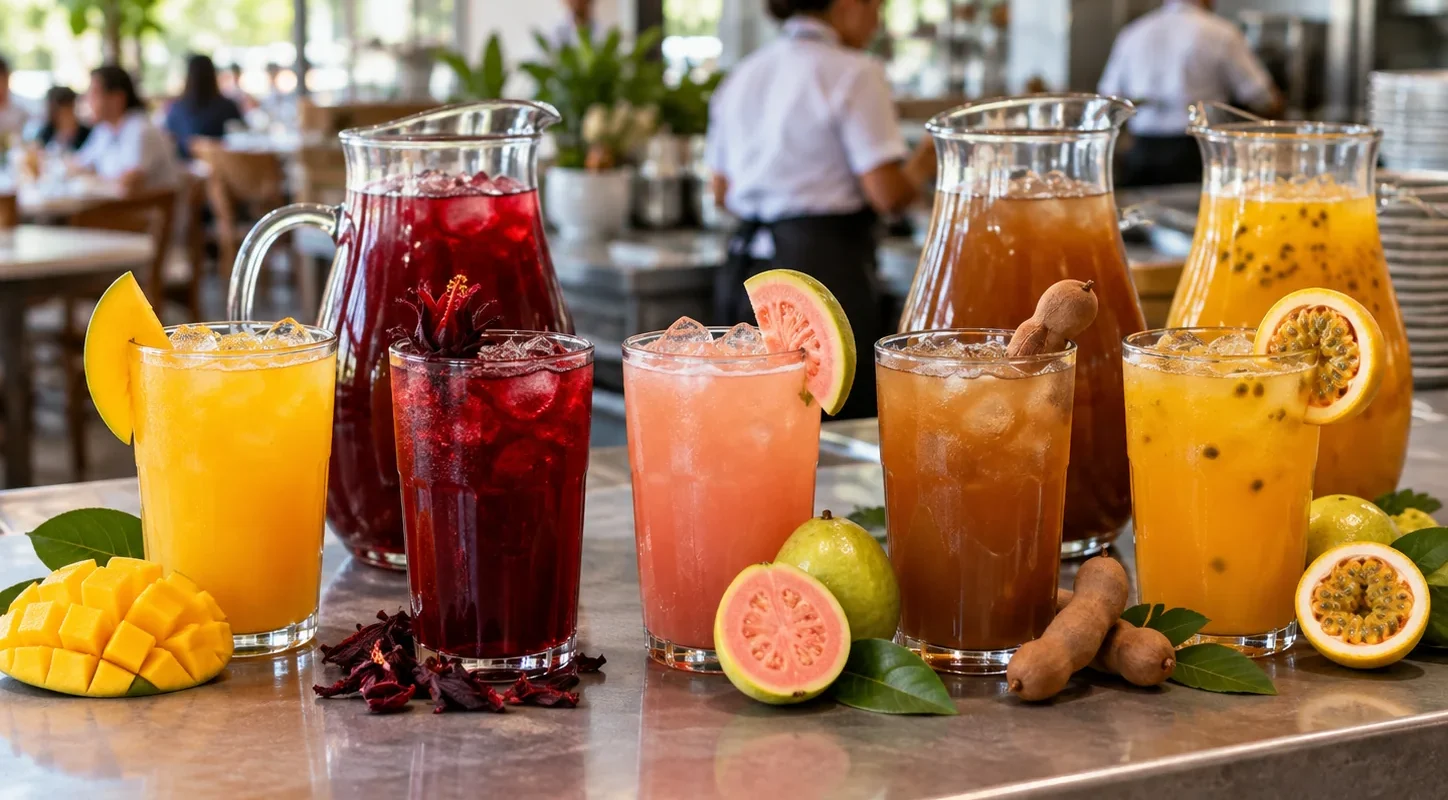 Pulpa para bebidas de promocion en restaurantes con Pulpamia