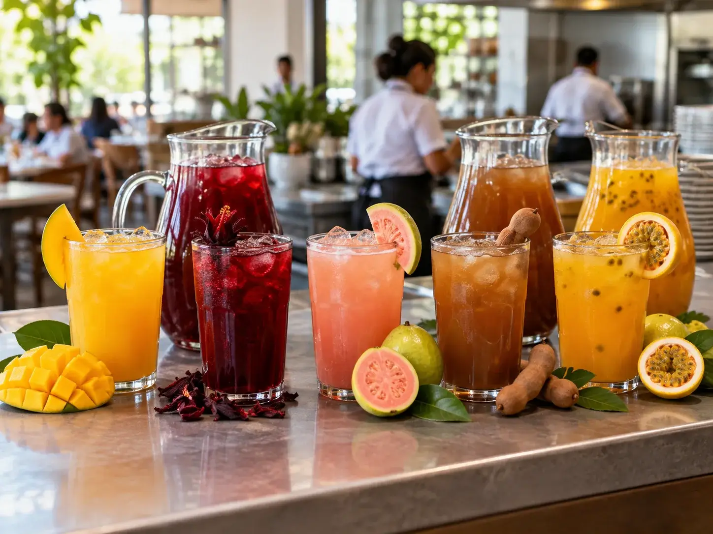 Pulpa para bebidas de promocion en restaurantes con Pulpamia