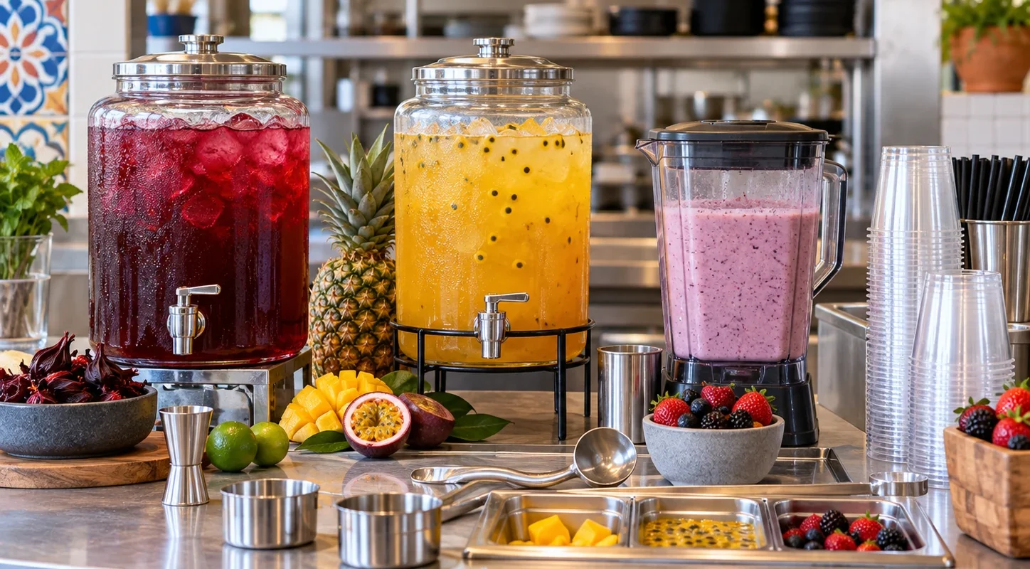 Pulpa para bebidas de servicio rapido en restaurantes con Pulpamia