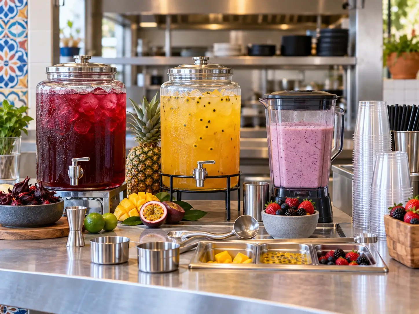 Pulpa para bebidas de servicio rapido en restaurantes con Pulpamia