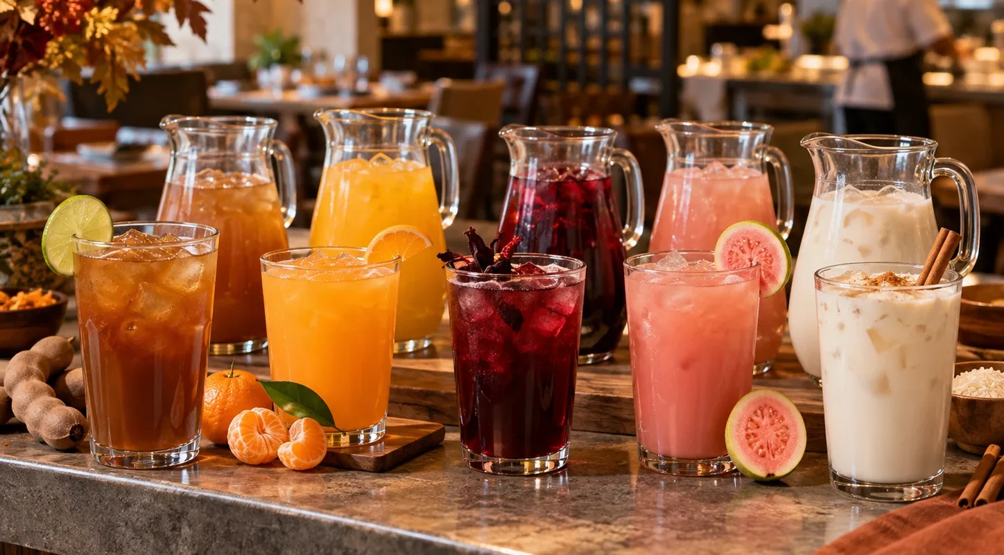 Pulpa para bebidas de temporada de otono en restaurantes con Pulpamia
