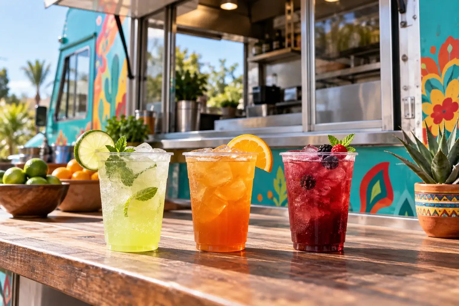 Pulpa para bebidas en food trucks con Pulpamia