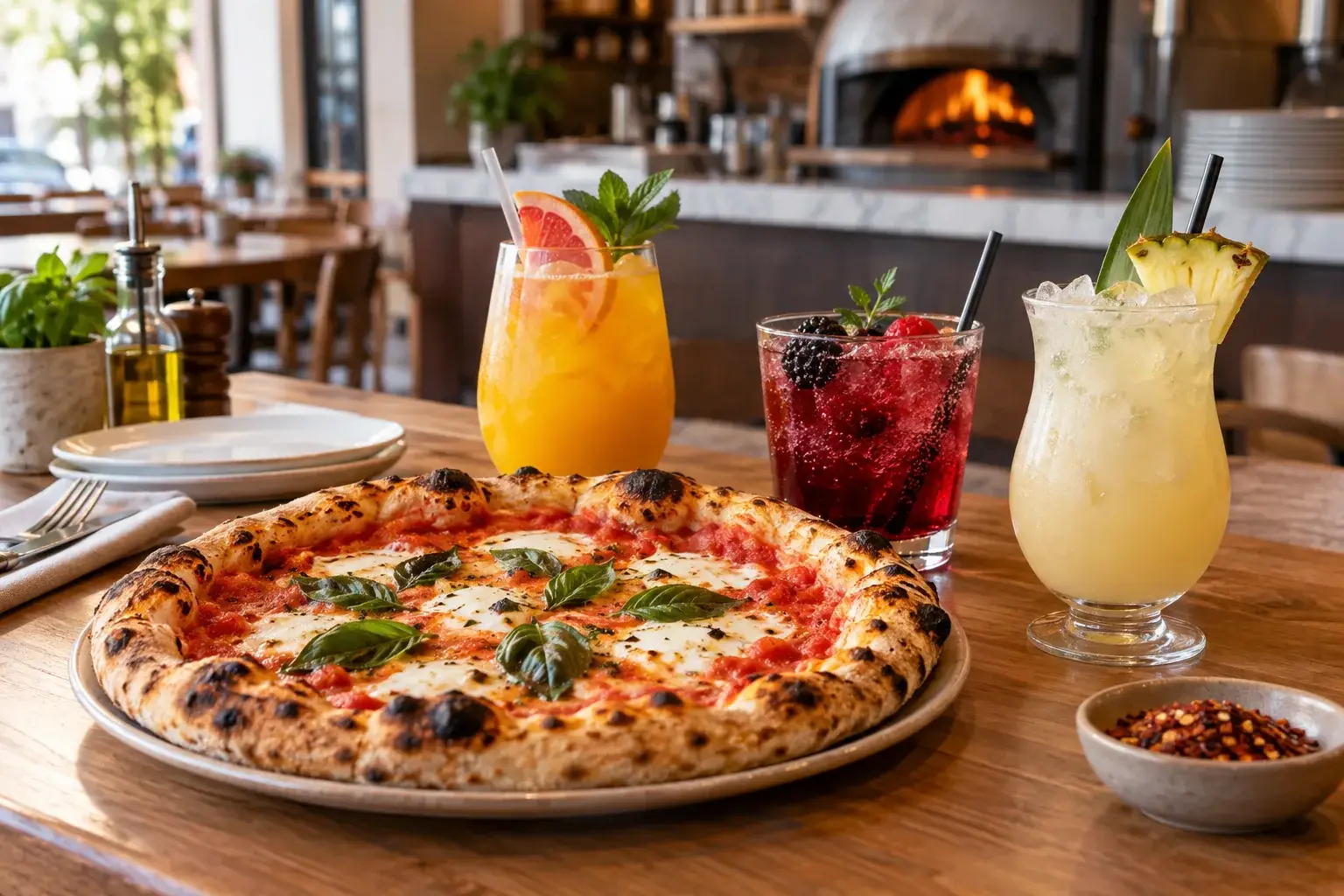 Pulpa para bebidas en pizzerias con opciones Pulpamia