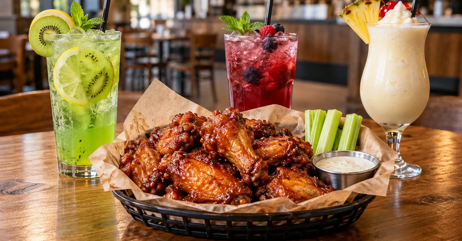 Pulpa para bebidas en restaurantes de alitas con Pulpamia