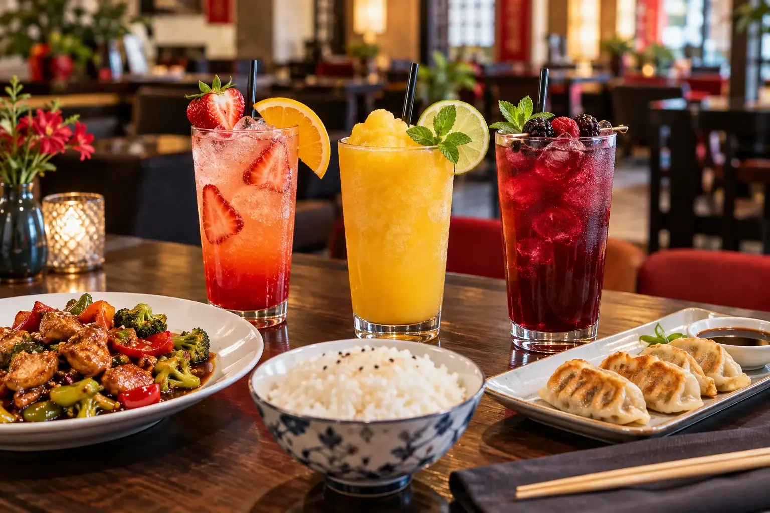 Pulpa para bebidas en restaurantes de comida china con Pulpamia