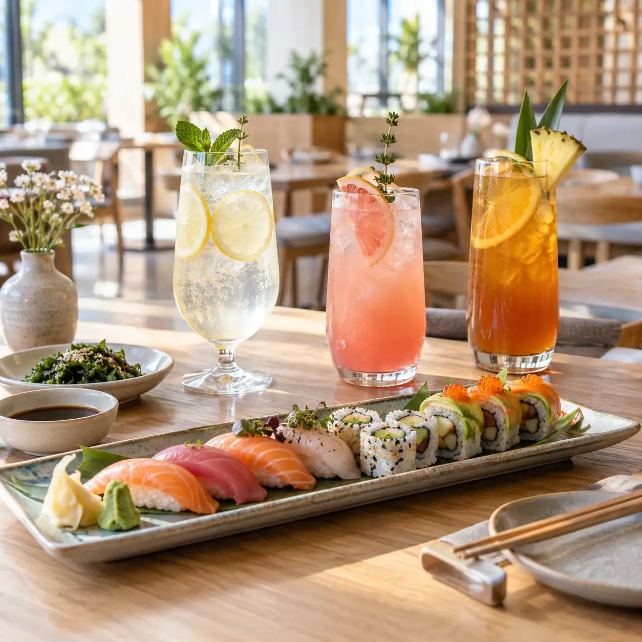 Pulpa para bebidas en restaurantes de sushi con Pulpamia