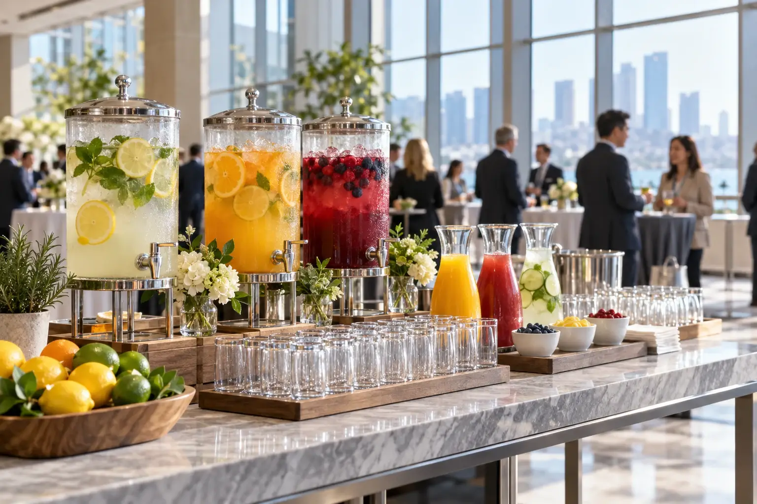 Pulpa para bebidas en centros de convenciones con Pulpamia