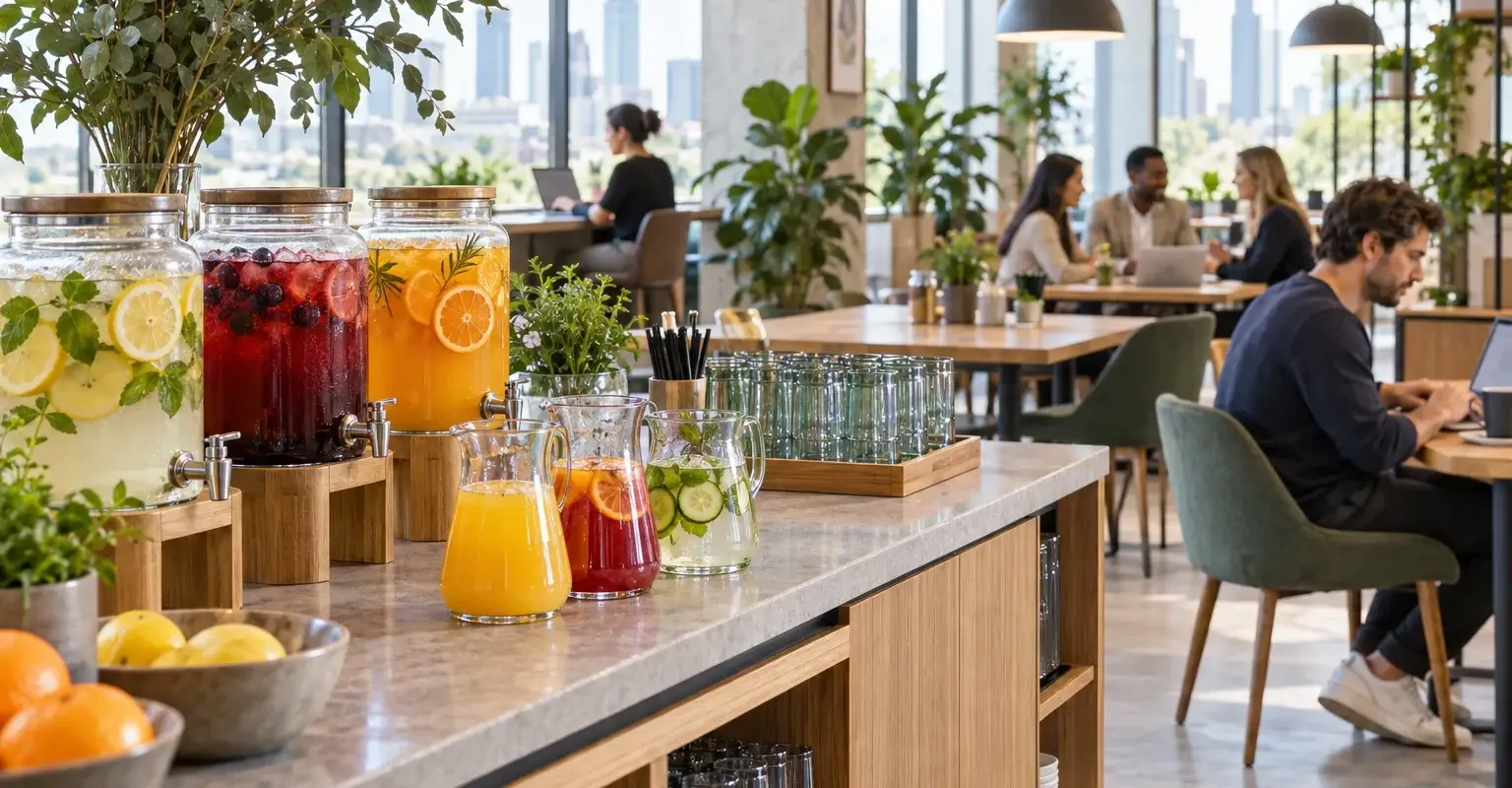 Pulpa para bebidas en coworkings con Pulpamia