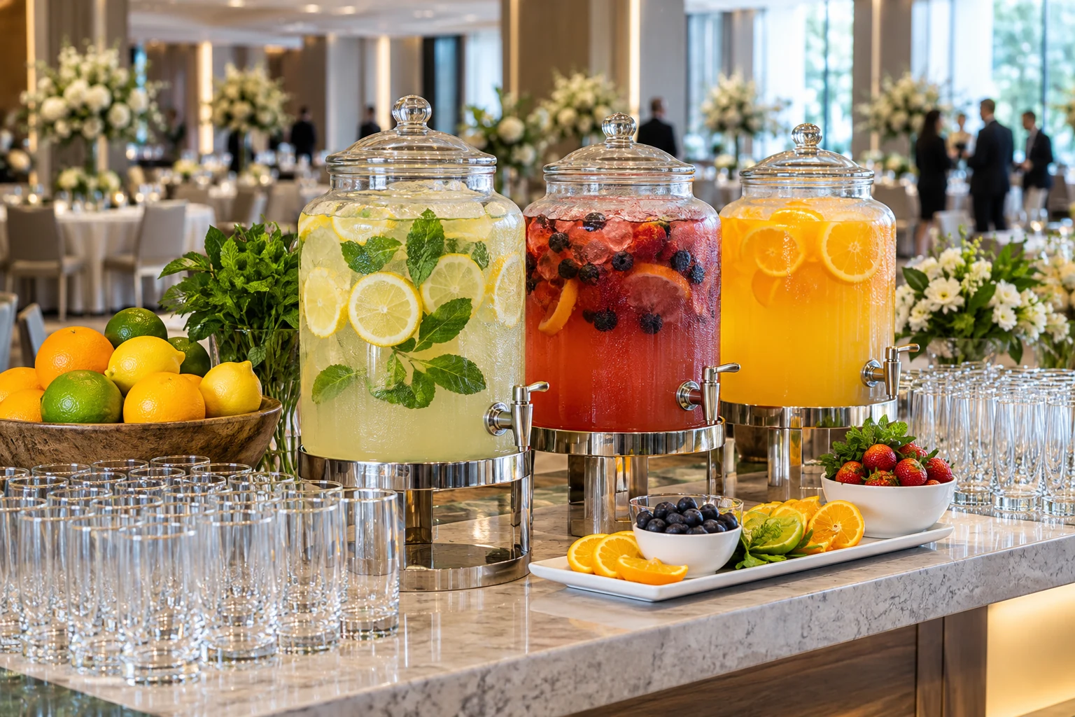 Pulpa para bebidas en salones de eventos con Pulpamia