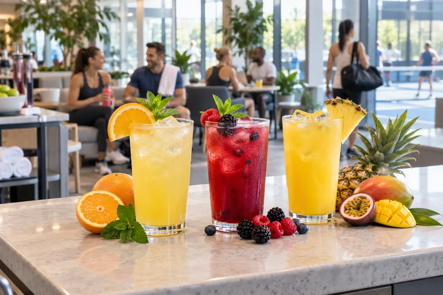 Pulpa para bebidas en clubes deportivos con Pulpamia